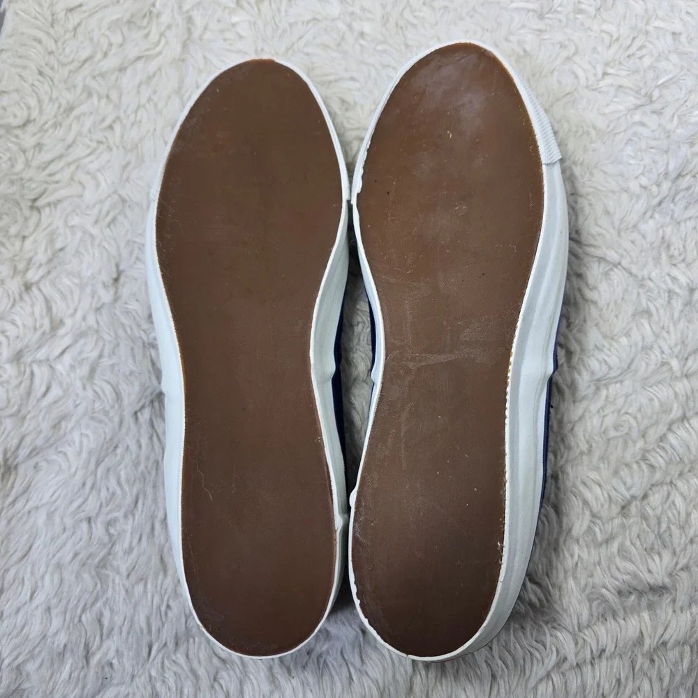 Vintage‎ 60's LaCrosse Masters Sneakers Womens 6.5 Navy Blue Made in USA Canvas